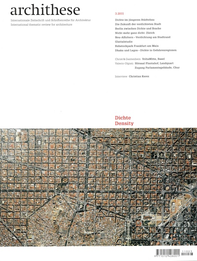 0300 archithese dichte Titelblatt